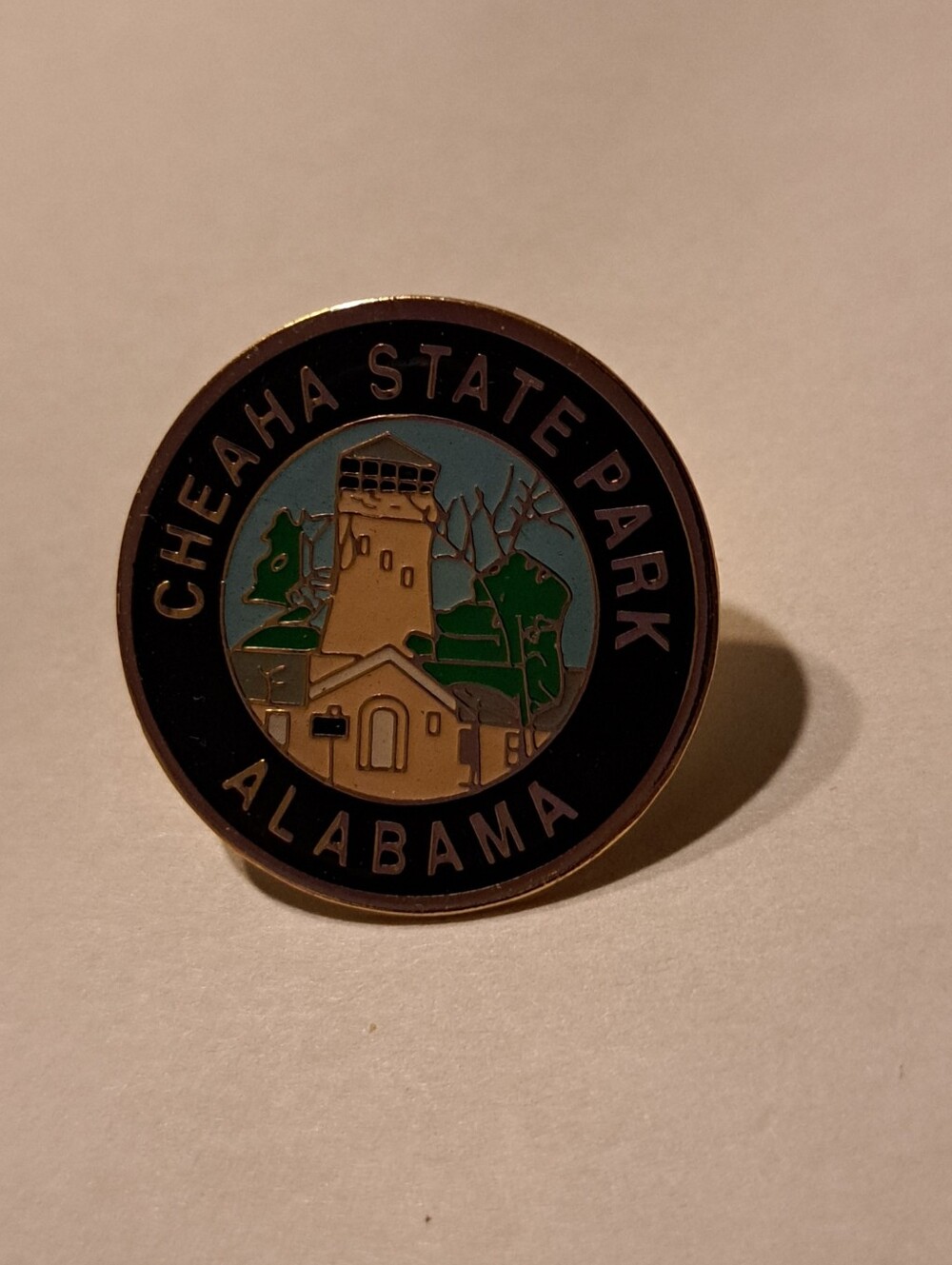 Vintage New Cheaha State Park Alabama State Souviner Lighthouse Pin Collectible